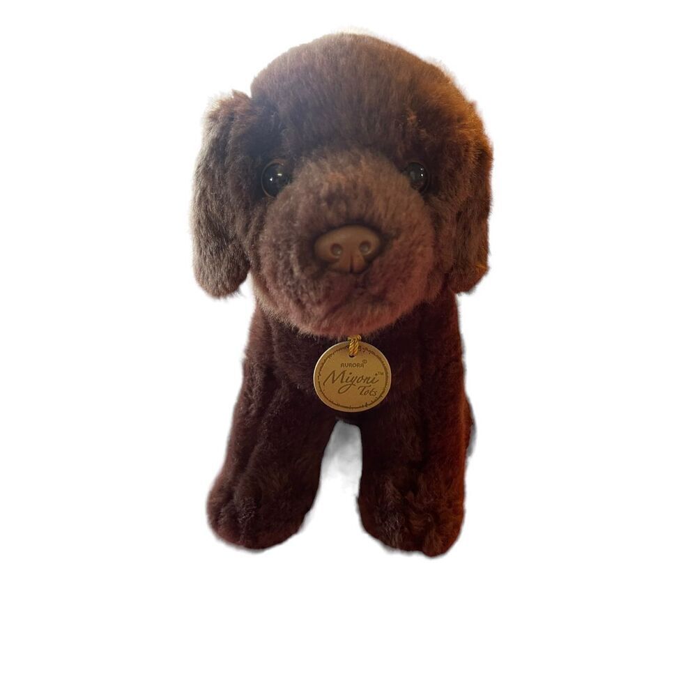 Aurora Miyoni Tots - 11" Chocolate Lab Pup Stuffed Toy Plush Animal
